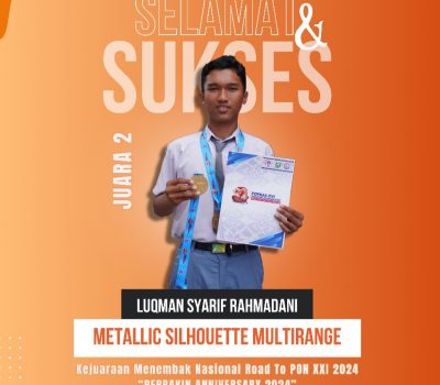 Luqman Syarif Raih Juara 2 Kejuaraan Menembak Road To PON XXI 2024