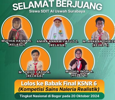 Siswa Dan Guru SDIT & SD Al Uswah 2 Yang Masuk Final KSNR Dan OGS