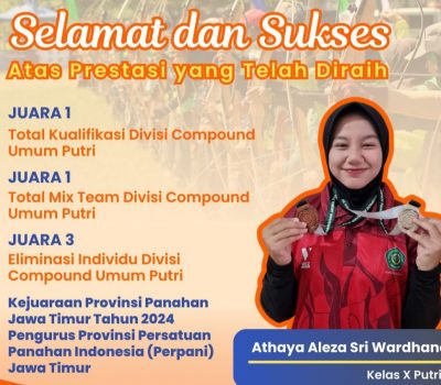 Athaya Aleza Raih 3 Juara Di Kejurprov Panahan Jawa Timur 2024