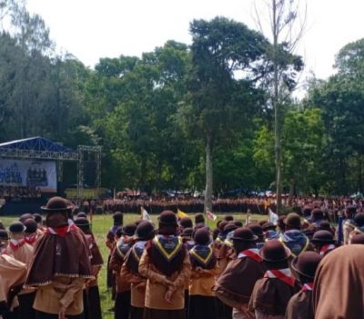 82 Siswa Al Uswah Surabaya Ikuti Latihan Gabungan Pramuka se Jawa Timur