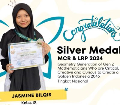 Jasmine Bilqis Raih Silver Medal MCR & LRP UNESA Tingkat Nasional