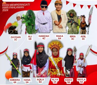 Pemenang Lomba Hari Pahlawan SDIT Al Uswah Surabaya