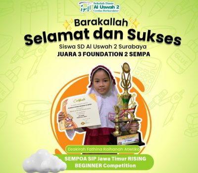 Dzakirah Fathina Raih Juara 3 di Acara Sempoa SIP Jawa Timur