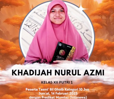 Khadijah Hafidzah ke 35 SMAIT Al Uswah Tuntas Tasmi’ Bil Ghoib 30 juz