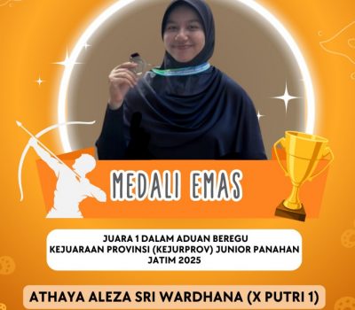 Athaya Aleza Raih Medali Emas di Kejurprov Junior Panahan 2025