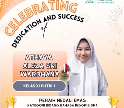 Athaya Aleza Raih Medali Emas Bidang Bahasa Inggris Olimpiade Pelajar Jenius Indonesia