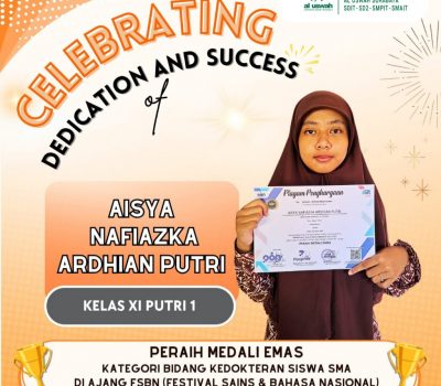 Aisya Nafiazka Raih Medali Emas di Ajang Festival Sains & Bahasa Nasional 2025