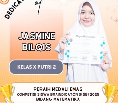 Jasmine Bilqis Raih 2 Medali Emas Bidang Matematika Lomba Tingkat Nasional