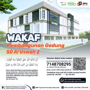 Banner Wakaf SDIT AU 2