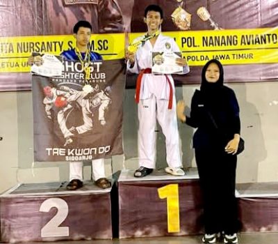 M. Irsyad Raih Medali Emas pada Kejuaraan Taekwondo Piala Kapolda Jatim Cup