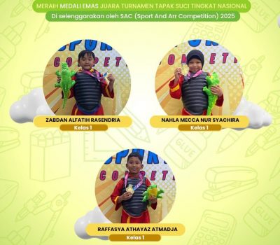 3 Siswa SD Al Uswah 2 Raih  Juara Tapak Suci Sport and Art Competition 2025
