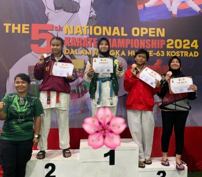 Nabila Aliya Raih Juara Di The 5th National Open Karate Championship 2024