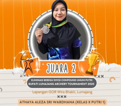 Athaya Aleza Raih Juara 2 di ajang Bupati Lumajang Archery Tournament 2025