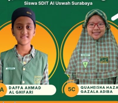 Siswa SDIT Al Uswah Surabaya Raih Juara 1 dan Juara 3 Lomba Murattal se Jawa Timur