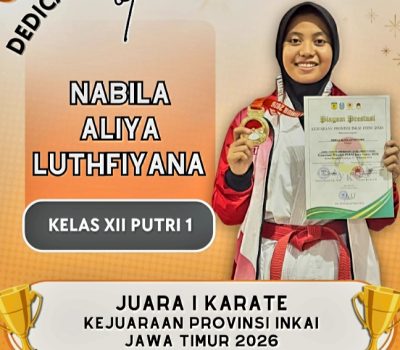 Nabila Aliya Raih Medali Emas di Kejuaraan Karate Tingkat Jawa Timur