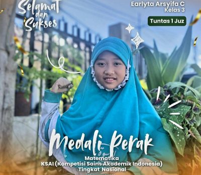 Earlyta Arsyifa Raih Medali Perak Bidang Matematika Kompetisi Sains Akademik Indonesia 2026