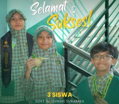 Dua Murid SDIT Al Uswah Surabaya Raih Medali Emas di Olimpiade Obor Langit 2026