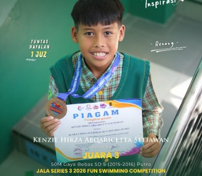Kenzie Hirza Raih Juara 3 Kompetisi Renang Fun Swimming Competition JALA-SERIES 3