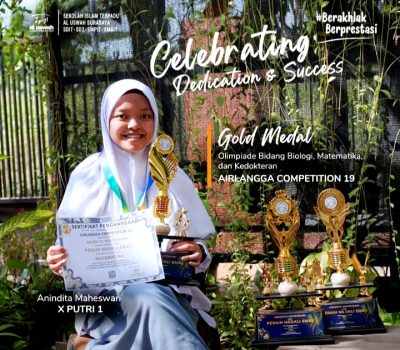 Anindita Maheswari Raih Medali Emas Olimpiade Biologi, Matematika, dan Kedokteran