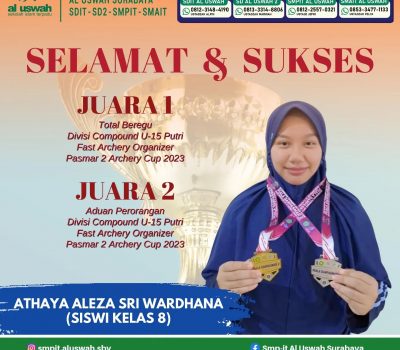 Athaya Aleza Sri Wardhana Dari Al Uswah Kembali Raih Dua Juara