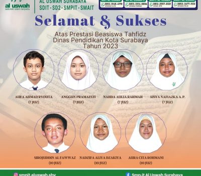 7 Siswa SMPIT Dan 36 SDIT Raih Beasiswa Tahfidz Dari Dinas Pendidikan