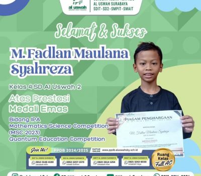 Syahreza Bersaudara Raih Medali Emas Di Mathematics Science Competition