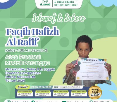 Faqih Hafizh Raih Medali Perunggu Di Student Competition Online National