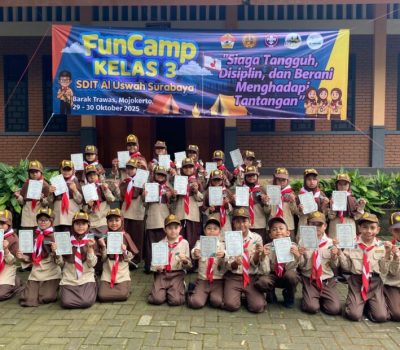 Fun Camp kelas 3 SDIT, Siaga Tangguh, Disiplin, dan Berani Menghadapi Tantangan
