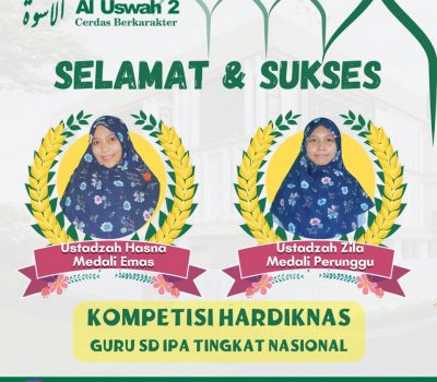 Guru SD Al Uswah 2 Raih Medali Emas Dan Perunggu Kompetisi Hardiknas