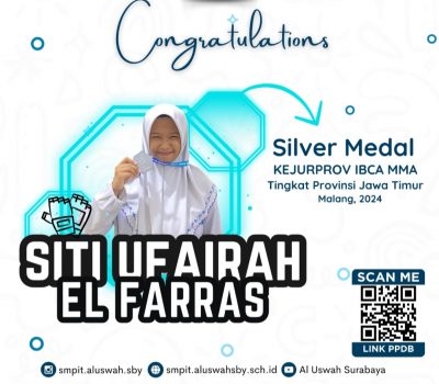 Siti Ufairah Dari SMPIT Al Uswah Raih Medali Perak Kejurprov IBCA MMA