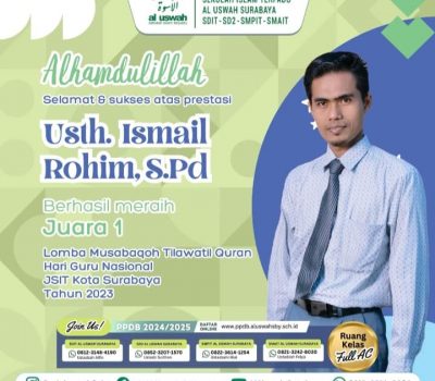 Dua Guru SD Al Uswah 2 Raih Juara 1 Lomba MTQ Dan Media Pembelajaran