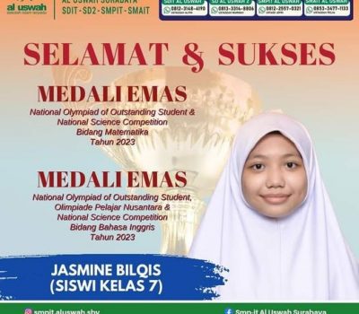 Jasmine Bilqis Sukses Raih Medali Emas Matematika Dan Bahasa Inggris