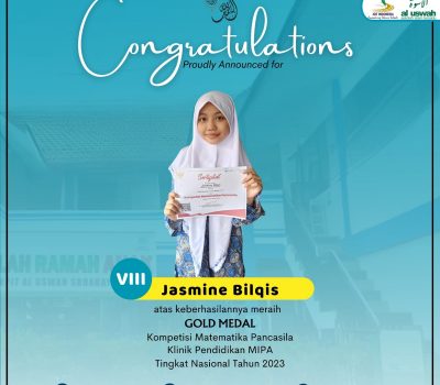 Jasmine Bilqis Raih Medali Emas Di Kompetisi Matematika Pancasila
