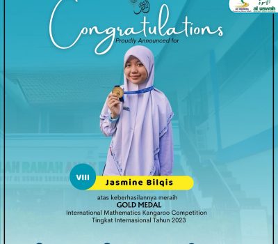 Jasmine Raih Emas Di International Mathematics Kangaroo Competition