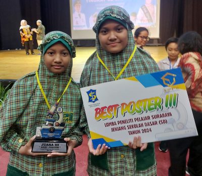 SDIT Al Uswah Juara 3 Lomba Peneliti Pelajar Surabaya 2024