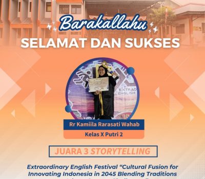 Rr. Kamiilah Rarasati Juara 3 Storytelling Extraordinary English Festival