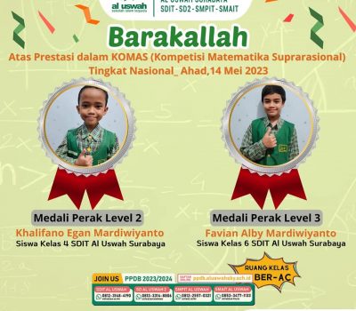 Dua Perak Dan Dua Perunggu Dari KOMAS Tingkat Nasional 2023