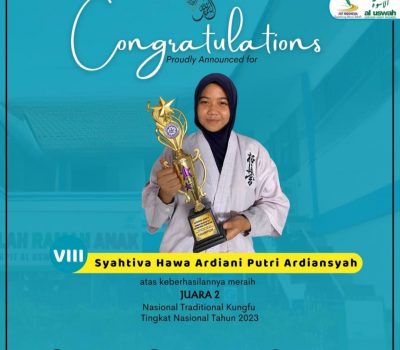 Dua Pelajar SMPIT Al Uswah Raih Juara 2 Kejurnas Kungfu Tradisional
