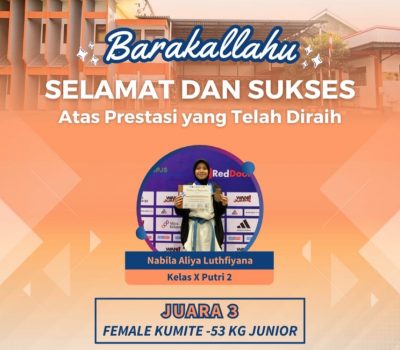 Nabila Aliyah Raih Juara 3 Kejuaraan Internasional Karate Rector Cup