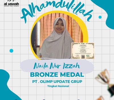 Naila Nur Izzah Raih Medali Perunggu Menulis Cerpen Tingkat Nasional