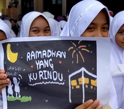 SDIT AL Uswah Semarakkan Datangnya Ramadhan Dengan Pawai Keliling