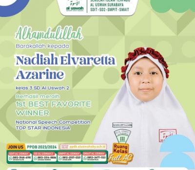 Dua Siswa SD Al Uswah 2 Surabaya Raih Prestasi Di Ajang Top Star Indonesia